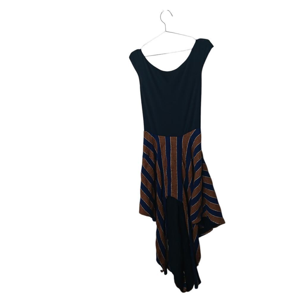 Esteban Cortazar Striped Open Back Dress SZ 42 - Picture 4 of 14